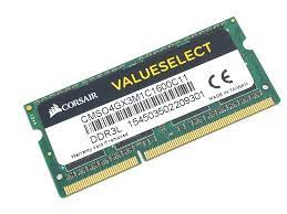 CORSAIR Sodimm DDR3L 4GB 1600 CMSO4GX3M1C1600C11