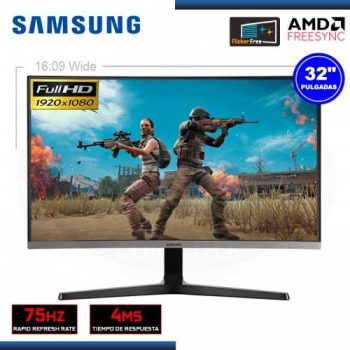 SAMSUNG MONITOR 32"CURVO 75Hz VGA+HDMI LC32R500FHLX