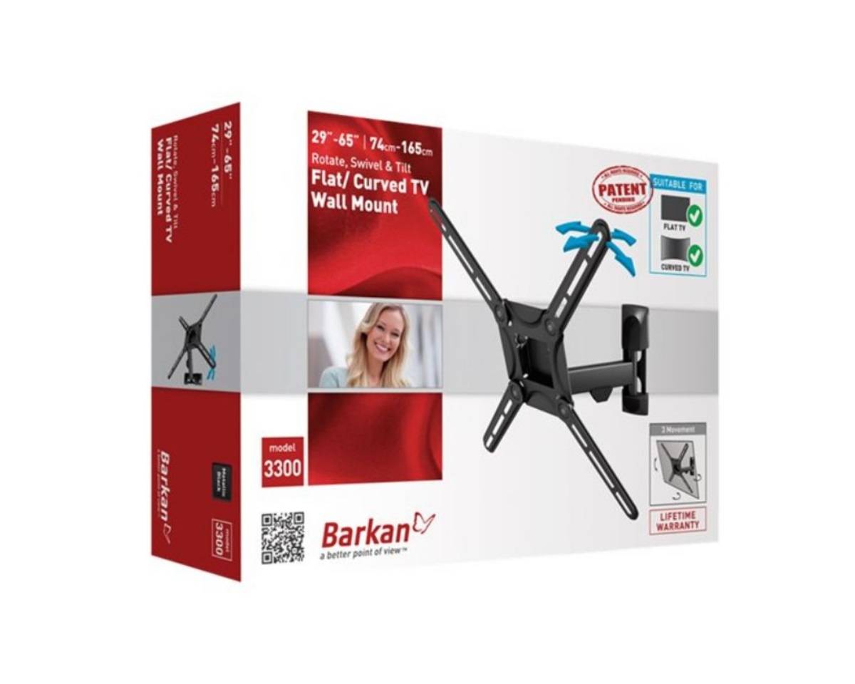 BARKAN BASE INCLINADA 29″ A 65″ 40KG 3300