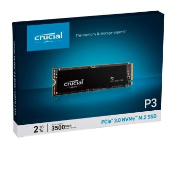 CRUCIAL SSD 2TB 3D NAND NVMe PCIe M.2 CT2000P3SSD8