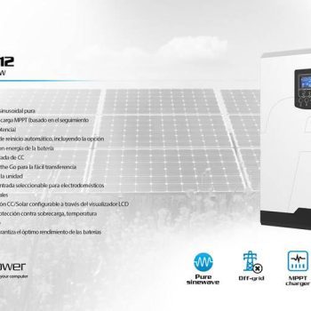 FORZA INVERSOR SOLAR 1000VA/100W 120V USB FIOP-11K12