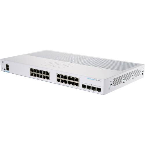 Cisco CBS350-24P-4X 24-Port Gigabit PoE+ CBS350-24P-4X-NA