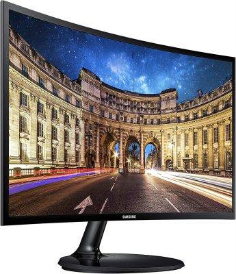 SAMSUMG MONITOR GAMING 24" CF390 LED CURVE LC24F390FHNXZA