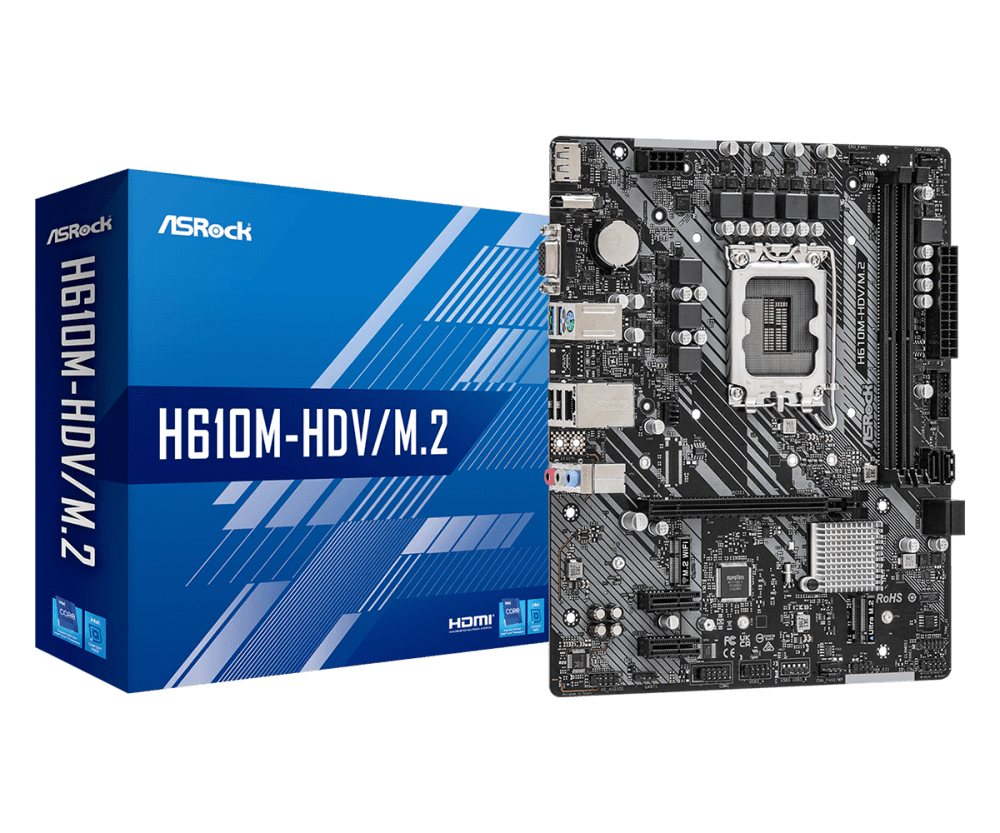 ASROCK H610M-HDV M.2 LGA1700 90-MXBH60-A0UAYZ