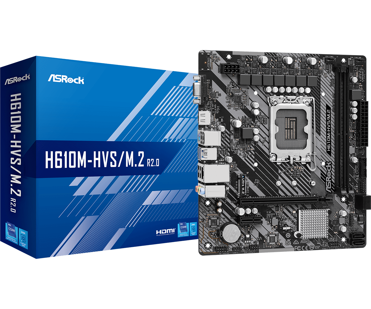 ASROCK H610M-HVS M.2 LGA1700 90-MXBJJ0-A0UAYZ