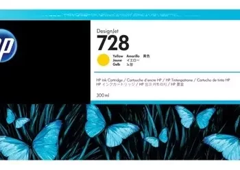 HP 728A 300ML Amarillo DesignJet Original F9K15A