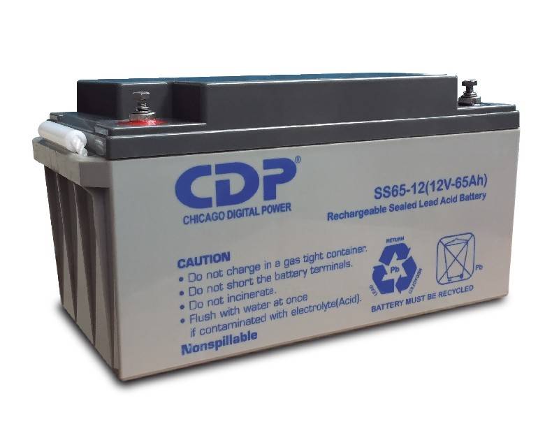 CDP Bateria Recargable 12vdc 65 Amps B-12/65