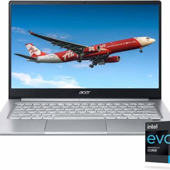 Acer Laptop Swift de 3 luces, Intel EVO Core i7-1165G7, FHD IPS de 14 pulgadas, LPDDR4X de 8 GB, SSD NVMe de 512 GB, gráficos Intel Iris Xe, Wi-Fi 6