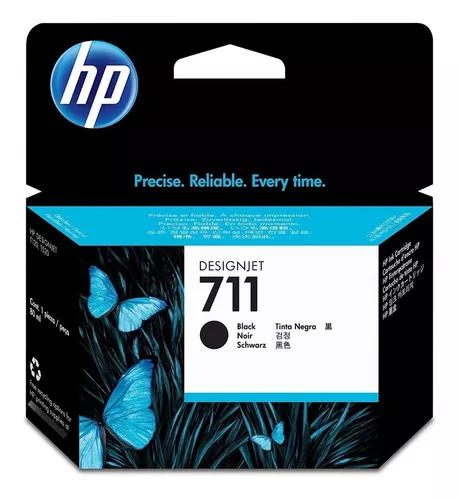 HP DesignJet 711 CZ133A de 80 ml es compatible con varias impresoras HP DesignJet, incluyendo la T120, T520 y T920