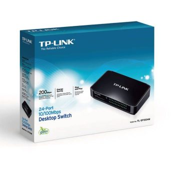 TP-LINK Switch de 24 Puertos 10/100Mbps TL-SF1024M