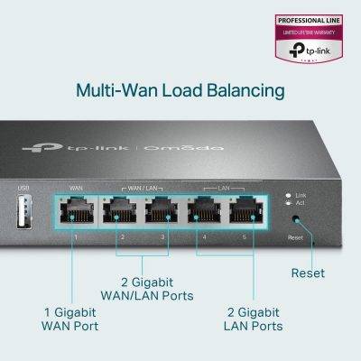 TP-Link Router VPN Gigabit OMADA + BALANCEADOR TL-ER605