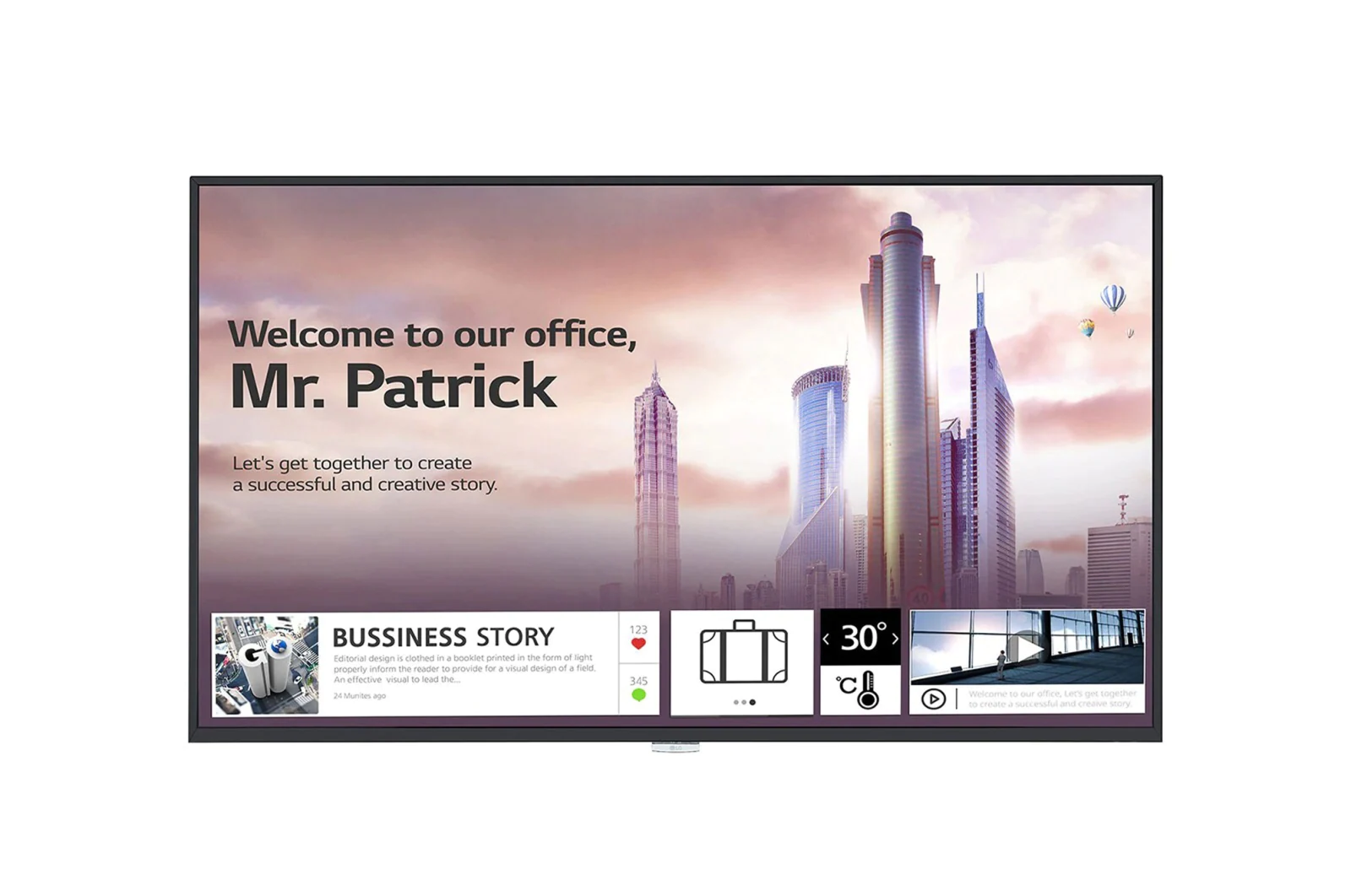 LG DIGITAL SIGNAGE 43` IPS UHD (3840x2160) PANTALLA DIGITAL 43UH5F-H