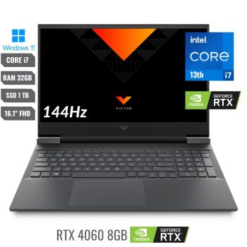 HP VICTUS 16-R0073CL I7-13700HX 32GB 1TB SSD RTX4060 8GB 7N4X6UA