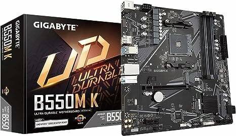 GIGABYTE Tarjeta madre AM4 AMD/B550 B550MDS3HAC