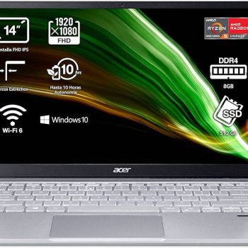 ACER SWIFT 3 SF314-43-R2YY RYZEN 5 5500U 8GB 512GB SF31443R2YY