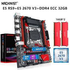 MACHINIST-Kit Server/Gamer RS9 X99 + E5 2670 V3 + 32GB DDR4