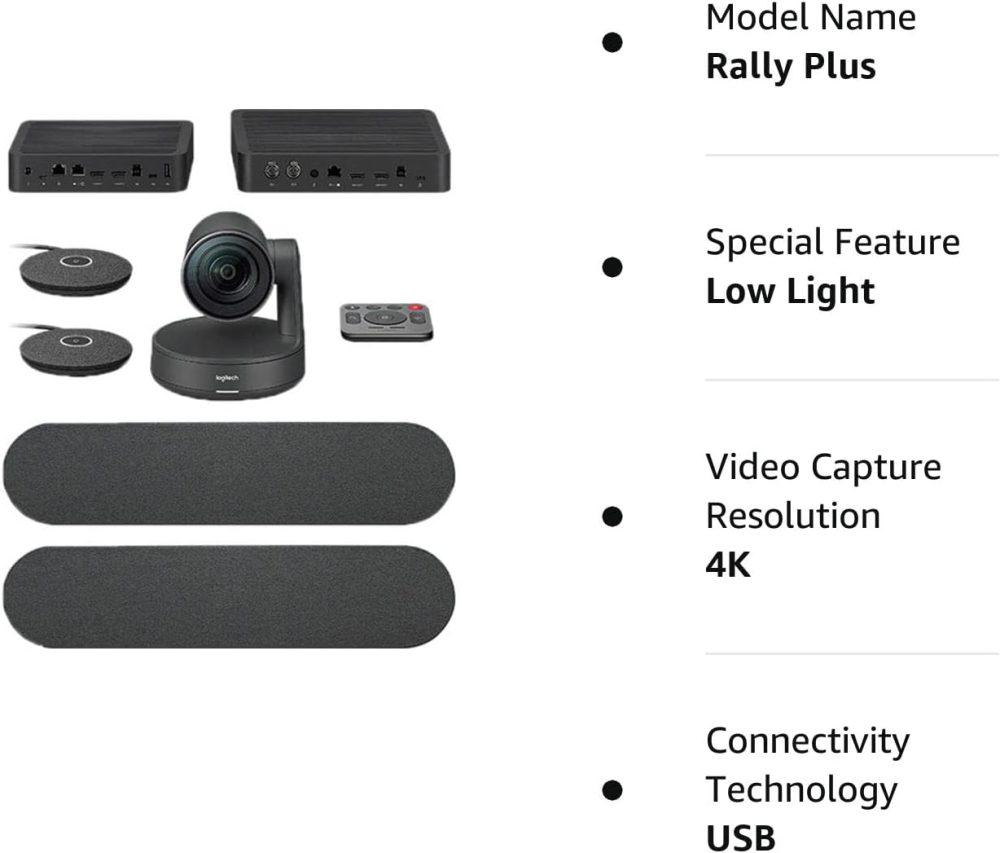 Logitech Rally UHD 4K conferencias 960-001217