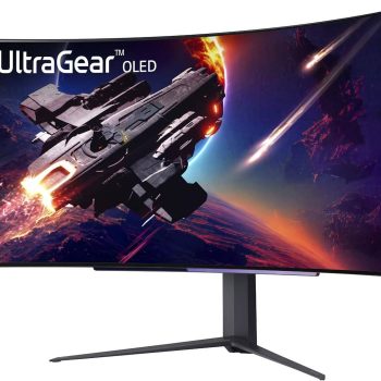 LG 45'' Ultragear OLED Curved Gaming Monitor WQHD 45GR95QE-B