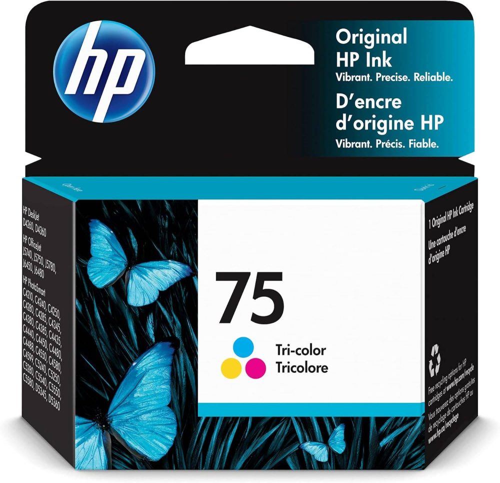 HP Cartucho Original tinta 75 tricolor CB337WN