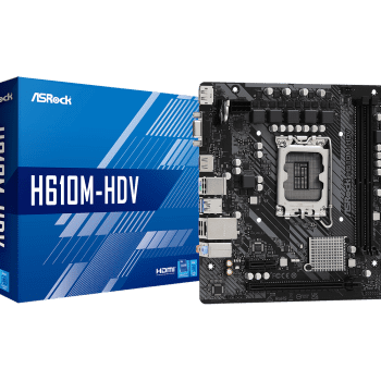 ASROCK H610M-HDV INTEL S1700 12TH 90-MXBHS0-A0UAYZ