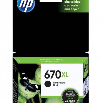 HP 670XL Negro Original CZ117AL