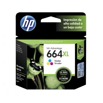 HP 664XL Alto Rendimiento Tricolor F6V30AL