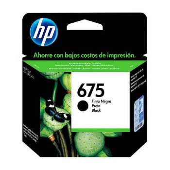 HP Cartucho tinta negro 675 original CN690AL