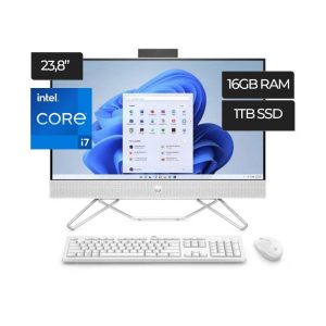 HP 24-CR0057C AIO I7 1355U 3.7GHZ 16GB DDR4 1TB SSD 23.8 FHD TOUCHSCREEN 24-CR0057C