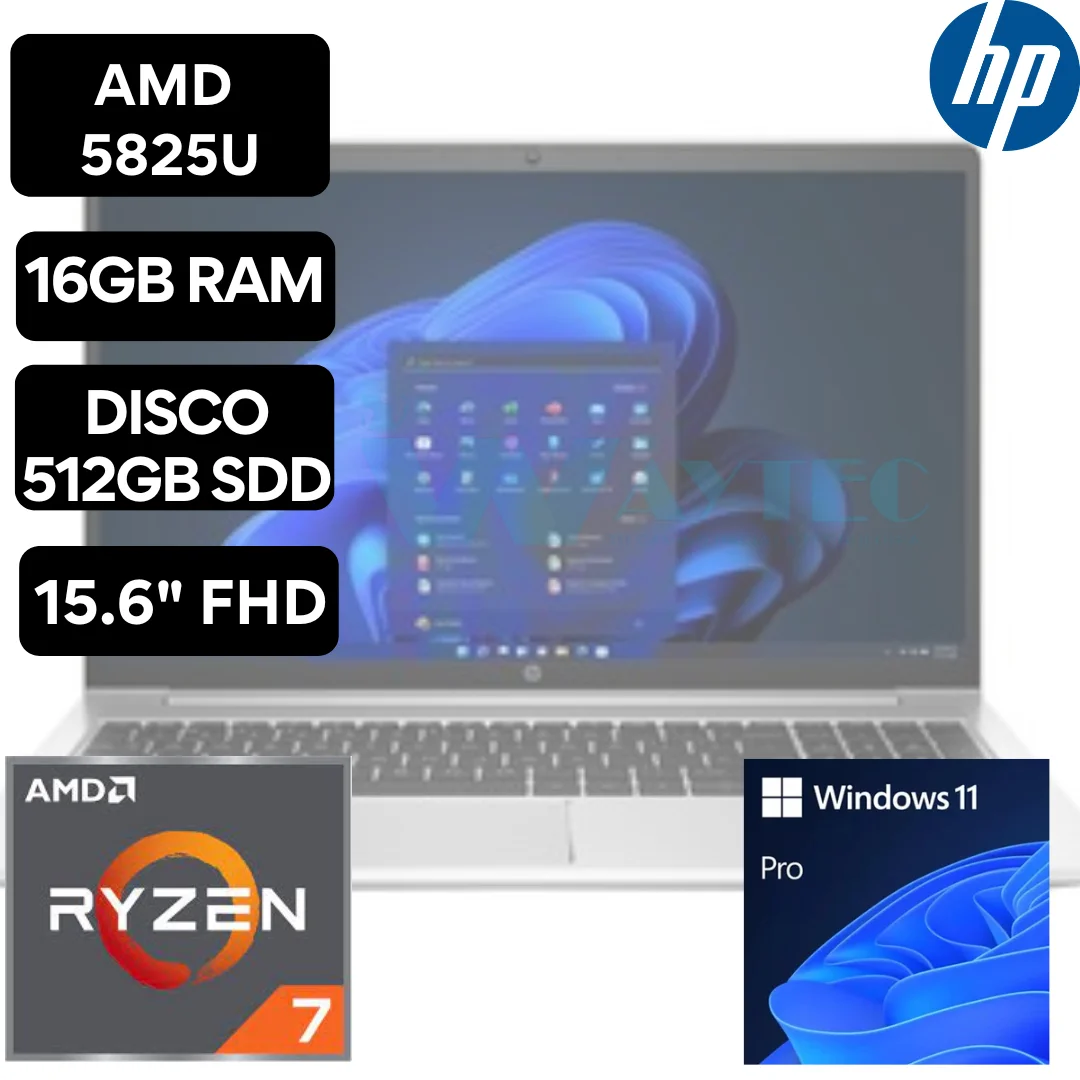 HP ProBook 455 G9 R7 5825U 16GB 512GB 674A3LT#ABM