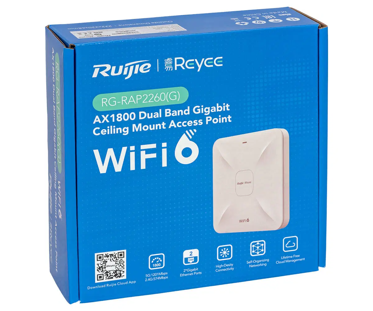 RUIJIE ACCESS POINT Wi-Fi 6 RG-RAP2260(E)