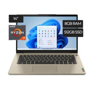 LENOVO IDEAPAD 3 RYZEN 7 5700U 8GB 512GB 14FHD 82KT00VAUS