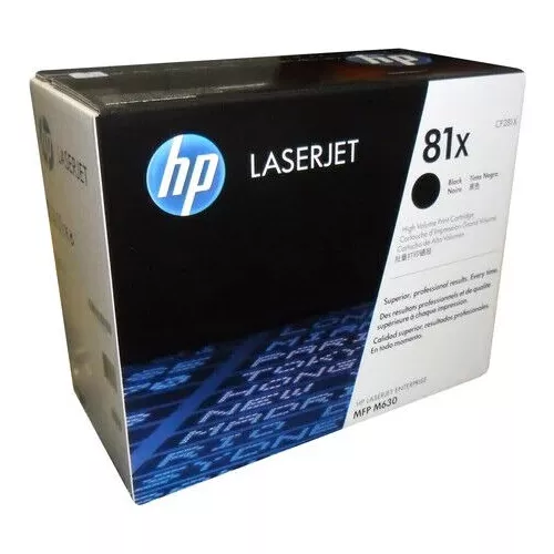 HP Toner LaserJet 81X negro original alto rendimiento CF281X