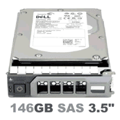 Dell 146-GB 10K 3.5 3G SP SAS w/F238F WR711
