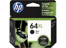 HP Cartucho tinta 64XL negro original alto rendimiento N9J92AN
