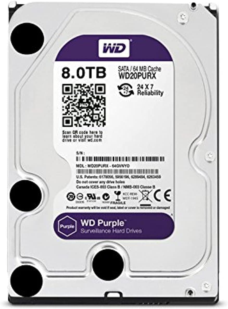 WD Purple Pro 6TB Disco duro para video WD62PURX