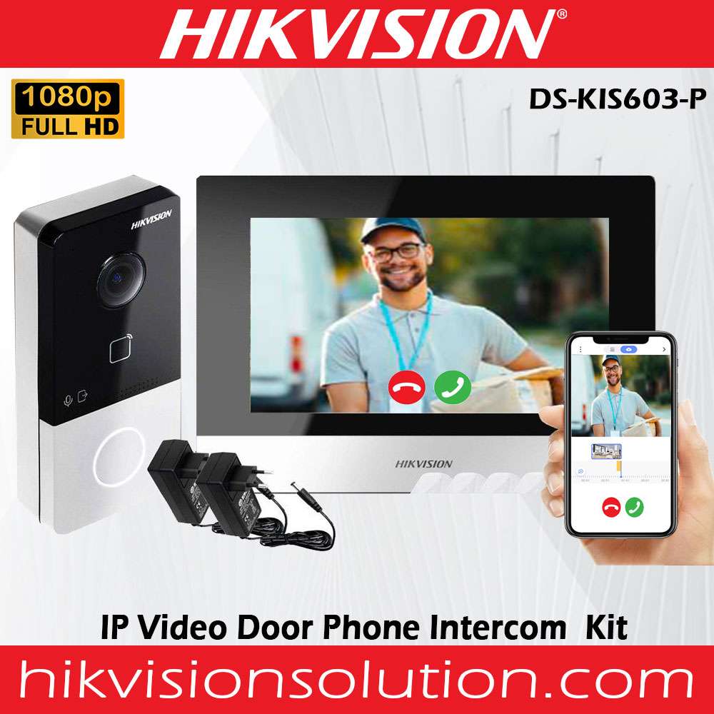 Hikvision kit de videoportero híbrido DS-KIS302P