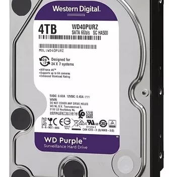 WD Purple 4TB Disco duro para video WD40PURX