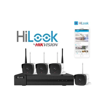 Hikvision KIT CCTV INALAMBRICO 4 CANALES IK-4142BH-MH/W(B)