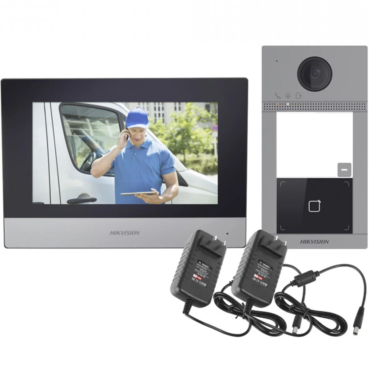 Kit Videoportero WiFi con lector de tarjetas MF I DS-KIS604-P(C)