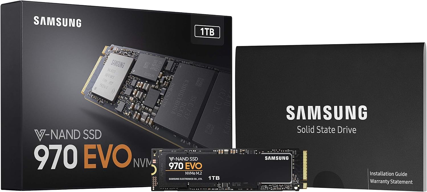 Samsung 970 EVO 1TB SSD NVMe MZ-V7E1T0BW