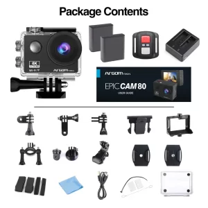 CAMARA GOPRO ARGOM EPIC 80 4K ULTRA HD GOPRO ARGOM EPIC 80