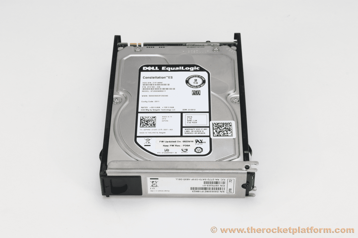 Dell 02P4N9 EqualLogic 2TB 7.2K SATA 02P4N9