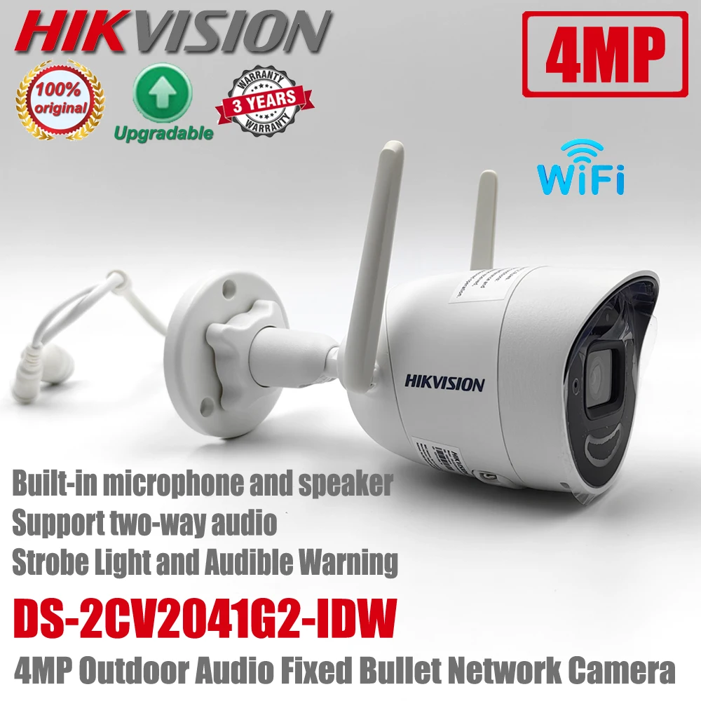HIKVISION CAMARA WIFI TIPO BULLET IP 4MP DS-2CV2041G2-IDW