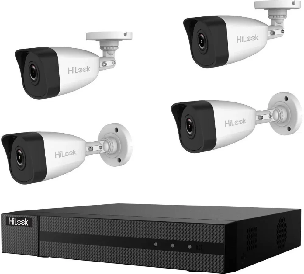 HIKVISION Kit CCTV inalámbrico 4 canales NK42W0H-1T(D)