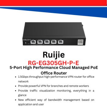 RUIJIE/REYEE ROUTER ADMINISTRABLE RG-EG305GH-P-E