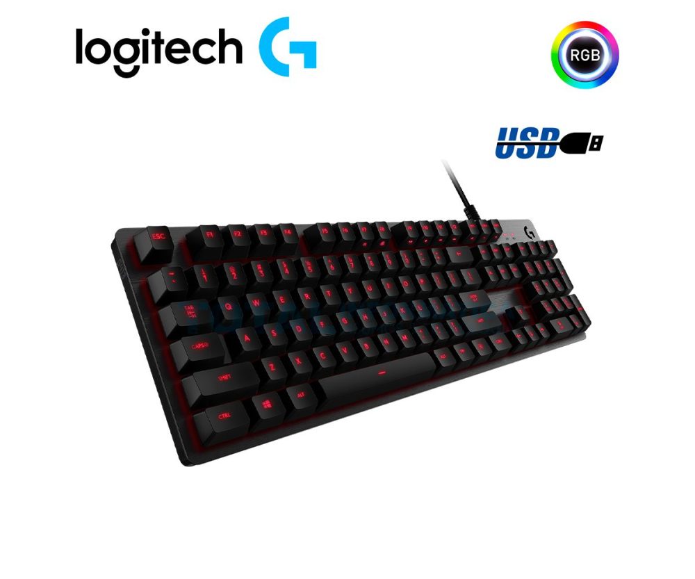 Teclado Gamer Logitech G413 retroiluminado USB Carbon 920-008300