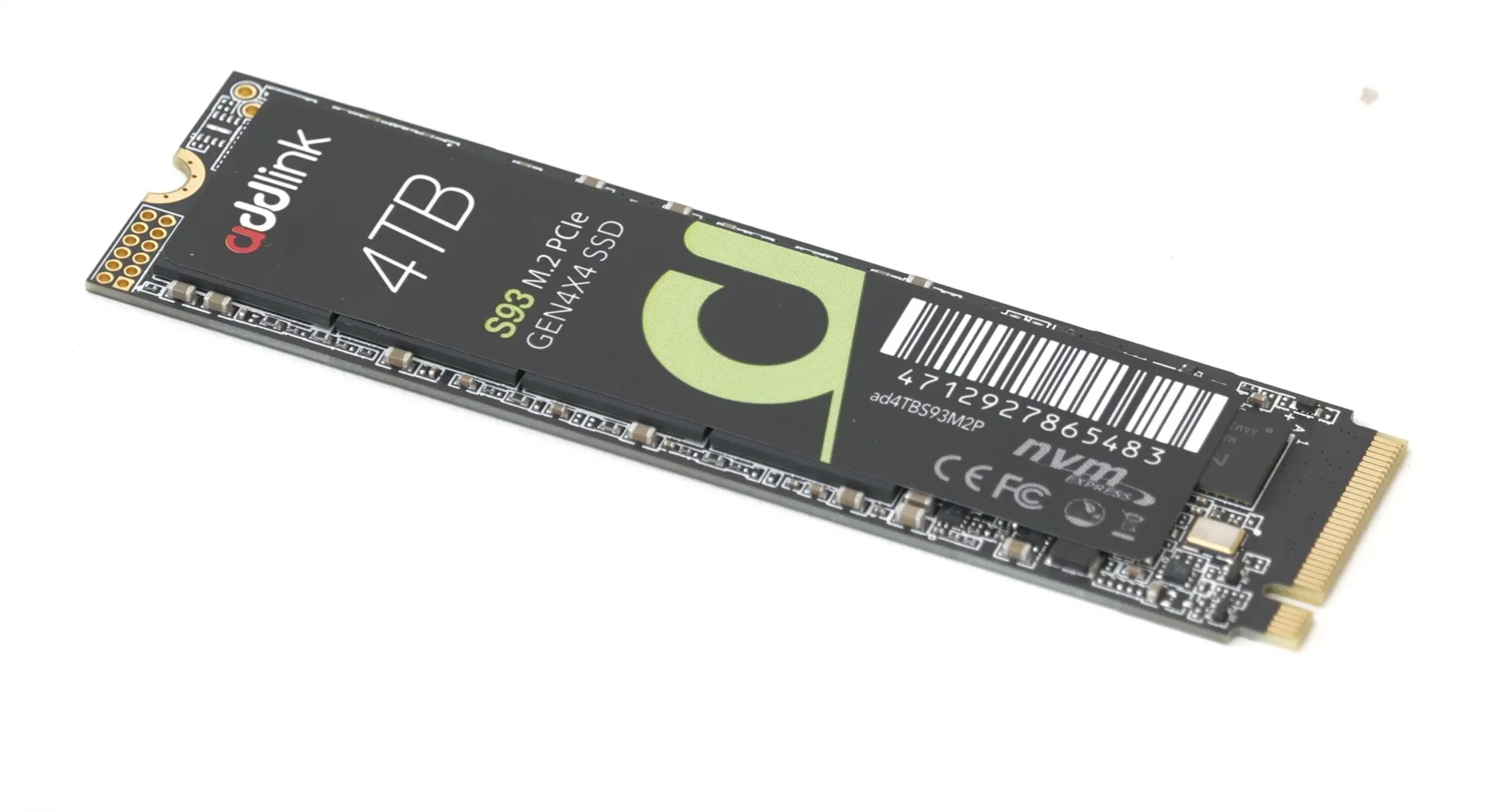 Addlink S93 4TB PCIe 4.0 NVMe SSD M.2 AD4TBS93M2P