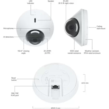 Ubiquiti Networks UniFi G4 Series 4MP UVC-G4-DOME