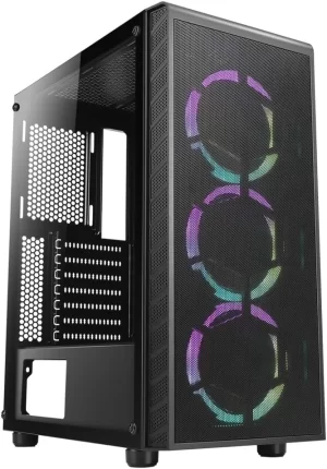 AZZA CASE 360 ATX 200H-03 3 FAN RGB CSAZ-360 PRIME