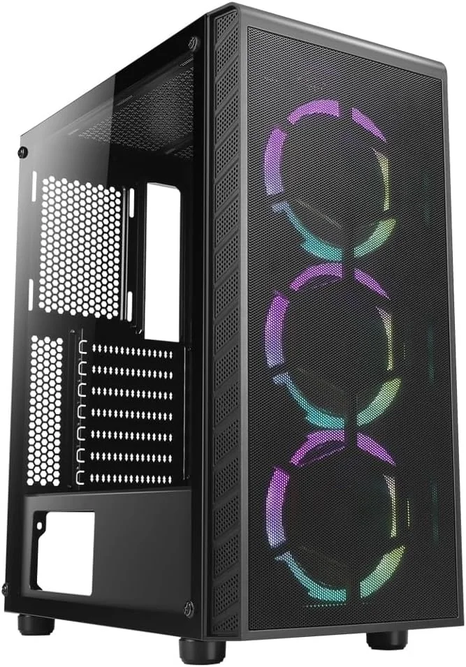 AZZA CASE 360 ATX 200H-03 3 FAN RGB CSAZ-360